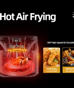 Alternative view of Oil Free Healthy Fryer Electric Cooking Chicken Air Fryer With Lcd Display