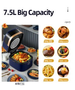 Oil Free Healthy Fryer Electric Cooking Chicken Air Fryer With Lcd Display - Image 5