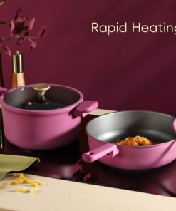 Hot Sale New Arrival 11-Piece Nonstick Induction Aluminum Cookware Sets Nonstick Casserole Pots and Pans for the Kitchen - Image 5