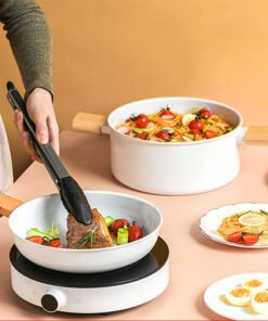 Alternative view of Hot Selling Kitchen Ware Soup Pot Frying Pan Milk Pot Non Stick Ceramic Cooking Pots Cookware Set