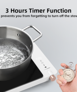 Alternative view of Smart Knob Control Portable Electric Induction Cooktop (2000W)