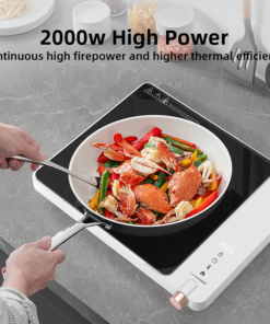 Smart Knob Control Portable Electric Induction Cooktop (2000W) - Image 3