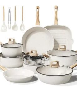 Premium Quality Non Stick Cookware Set Pots And Pans With Smooth Surface For Easy Food Release