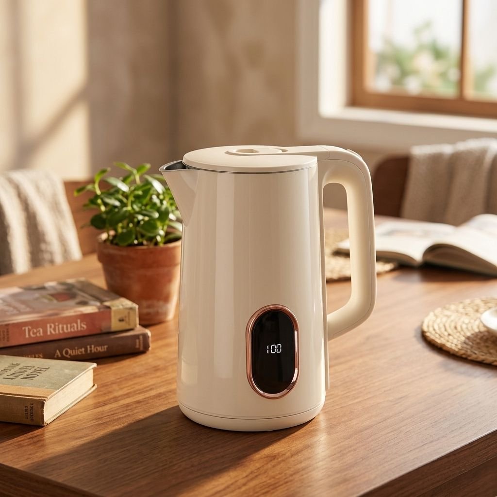 1.8L Stainless Steel Fast-Boiling Electric Kettle (1500W)
