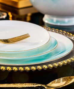Jingdezhen Bone Porcelain Luxury Dinnerware Set Bowl Dish Plate Household European Style Ceramics Dinner Set 72 Pcs - Image 4